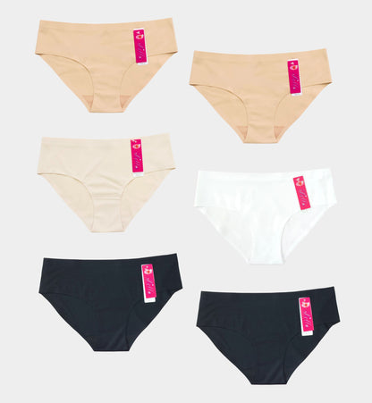 PANTY BIKINI SIN COSTURA BÁSICOS P6189-1