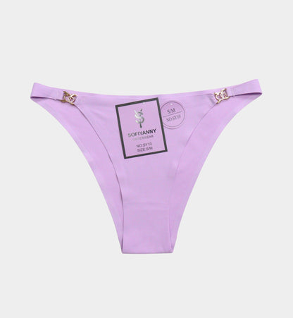 PANTY SIN COSTURA ADORNO METÁLICO SY10