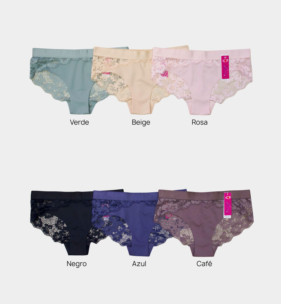 PANTY SIN COSTURA CON ENCAJE BL6326/7