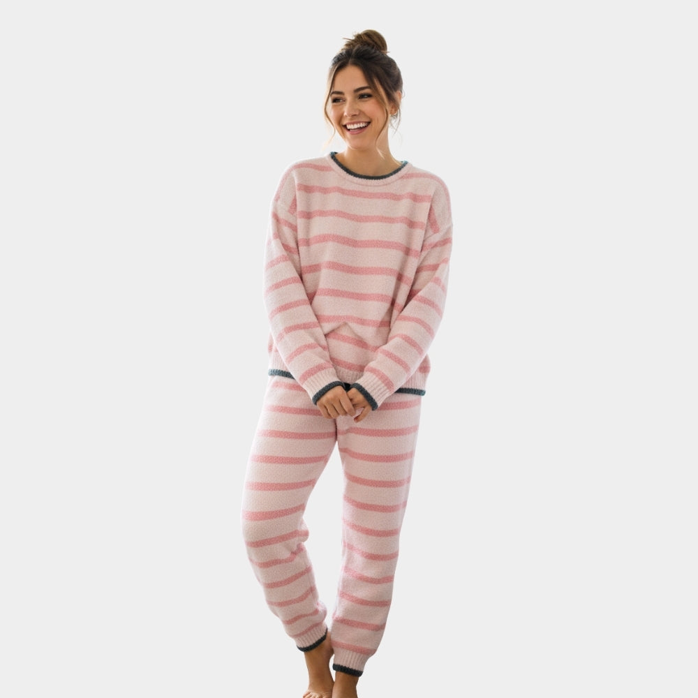 PIJAMA POLAR DE RAYAS LV252537