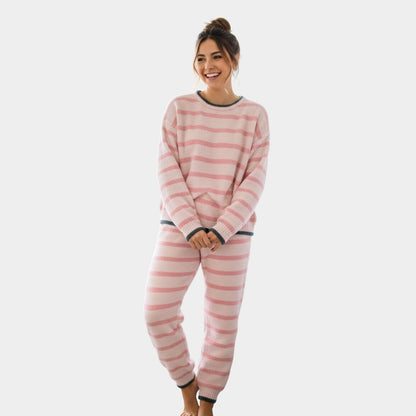 PIJAMA POLAR DE RAYAS LV252537