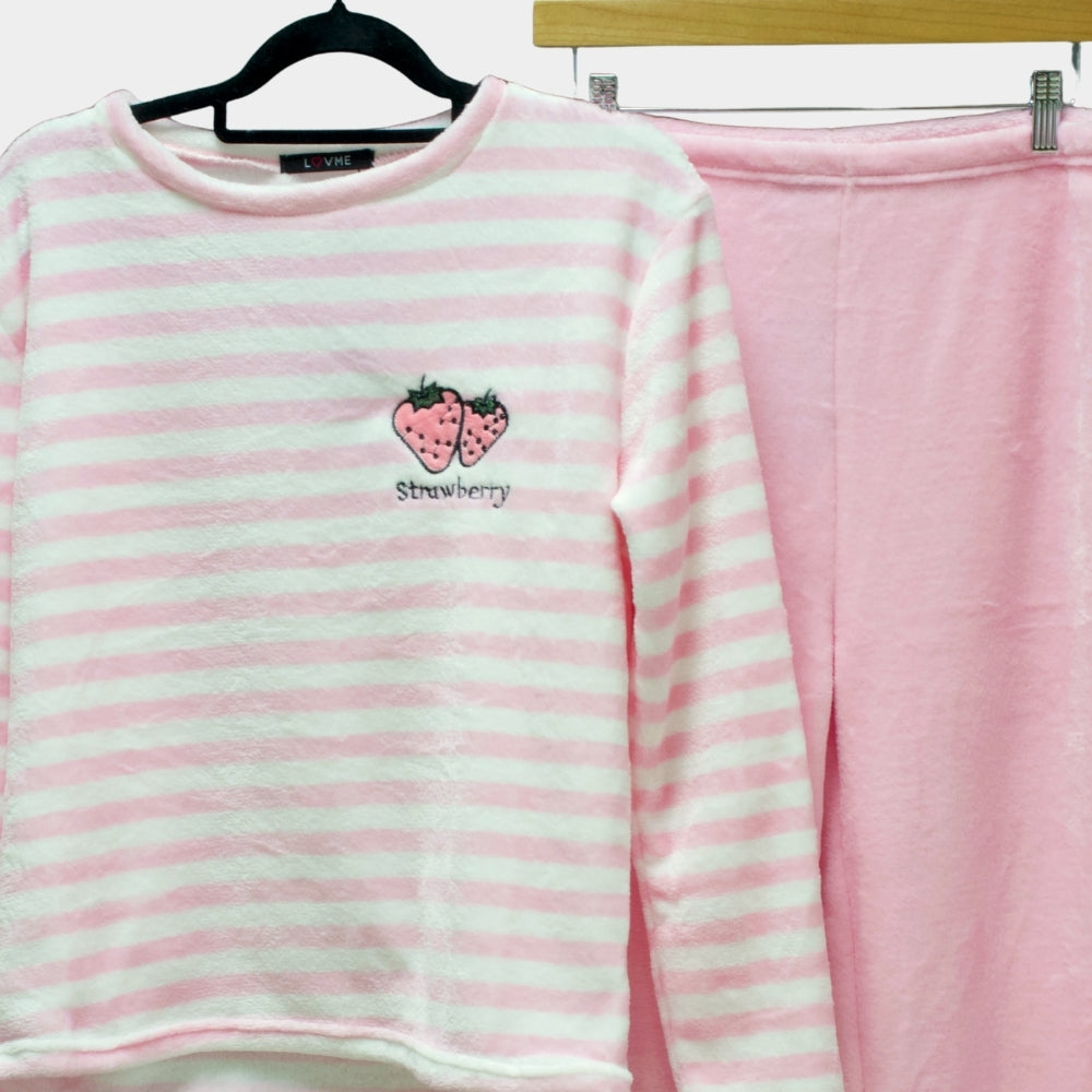 PIJAMA POLAR "STRAWBERRY" LV04179