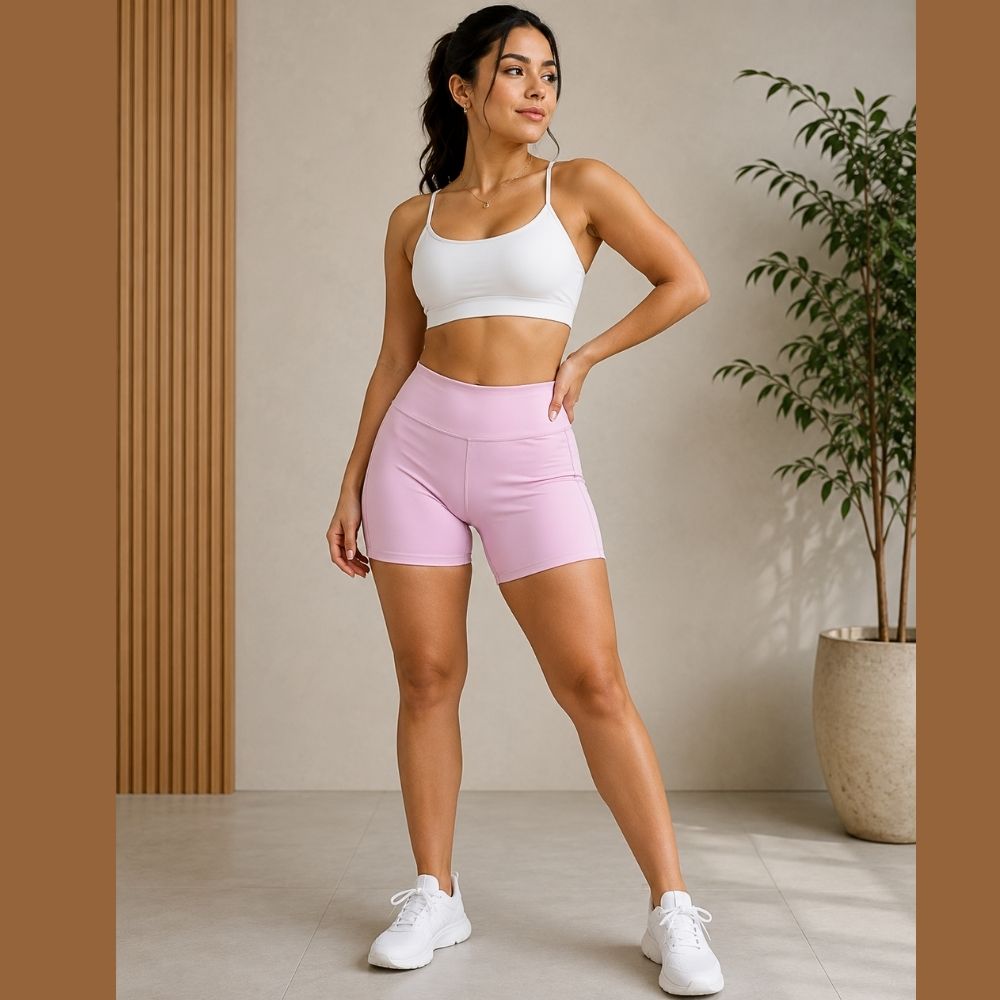 SHORT SPORT CINTURA ALTA PI0306