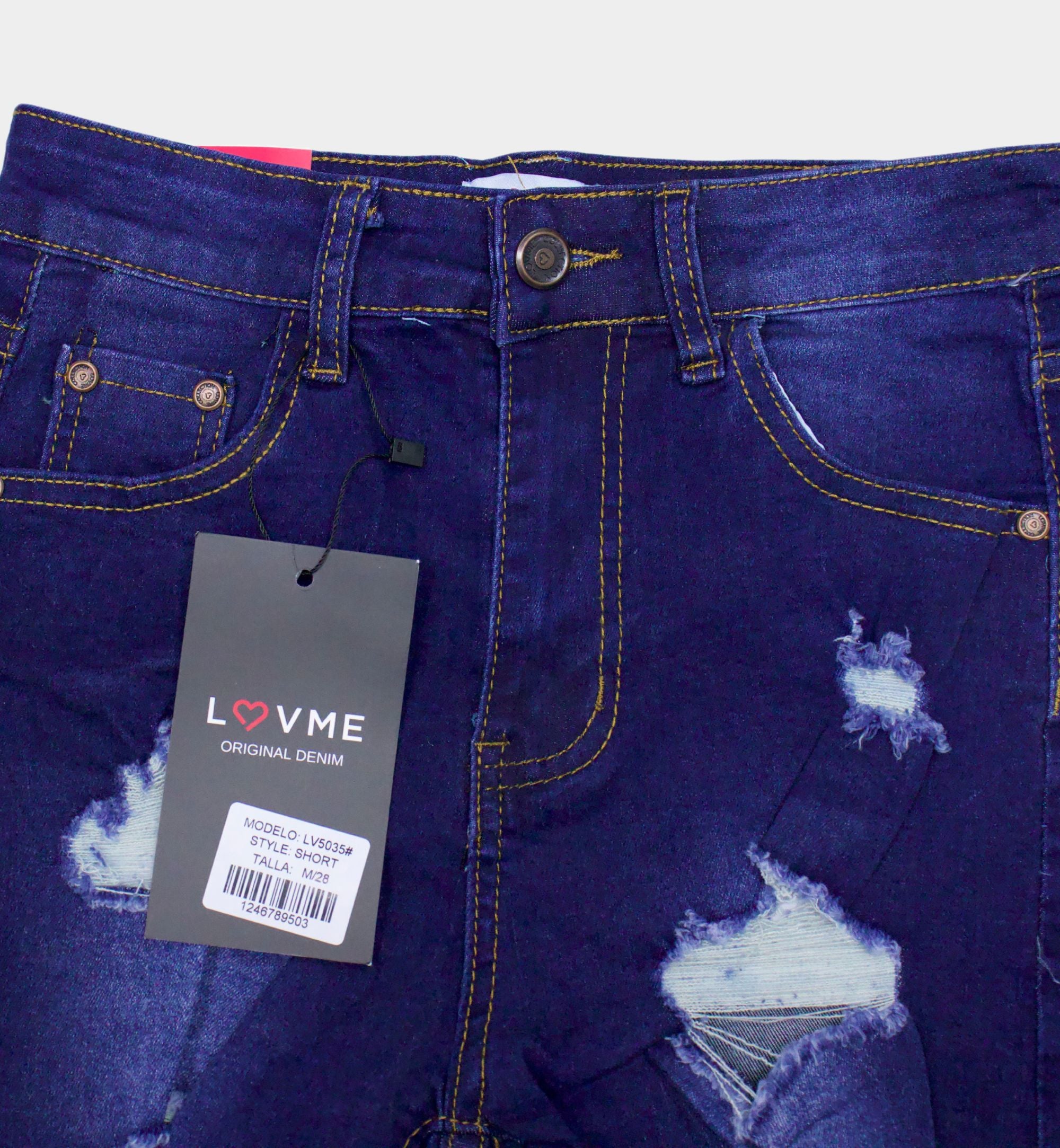 PRENDA DENIM C/RASGADO LV5035 OFF