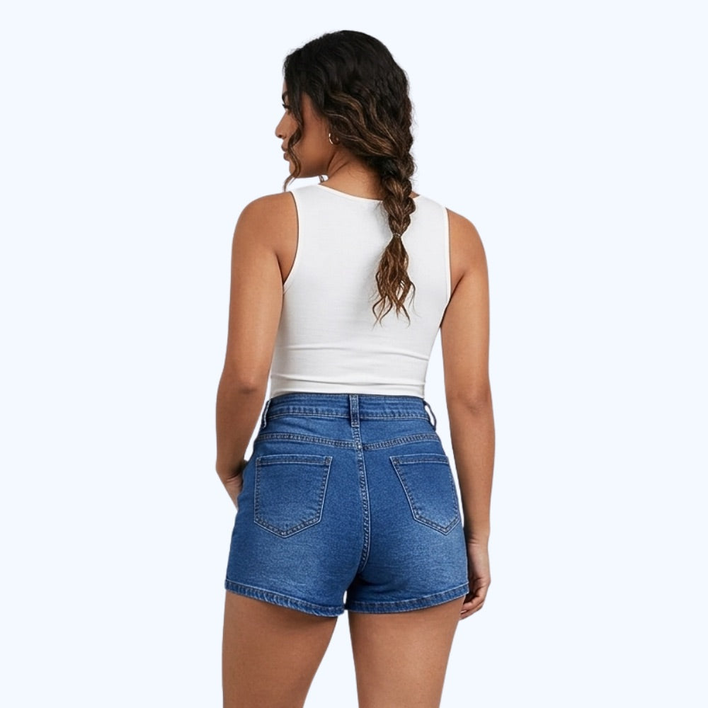 SHORT-FALDA DETALLE DE CADENA Y LLAVE LV5198