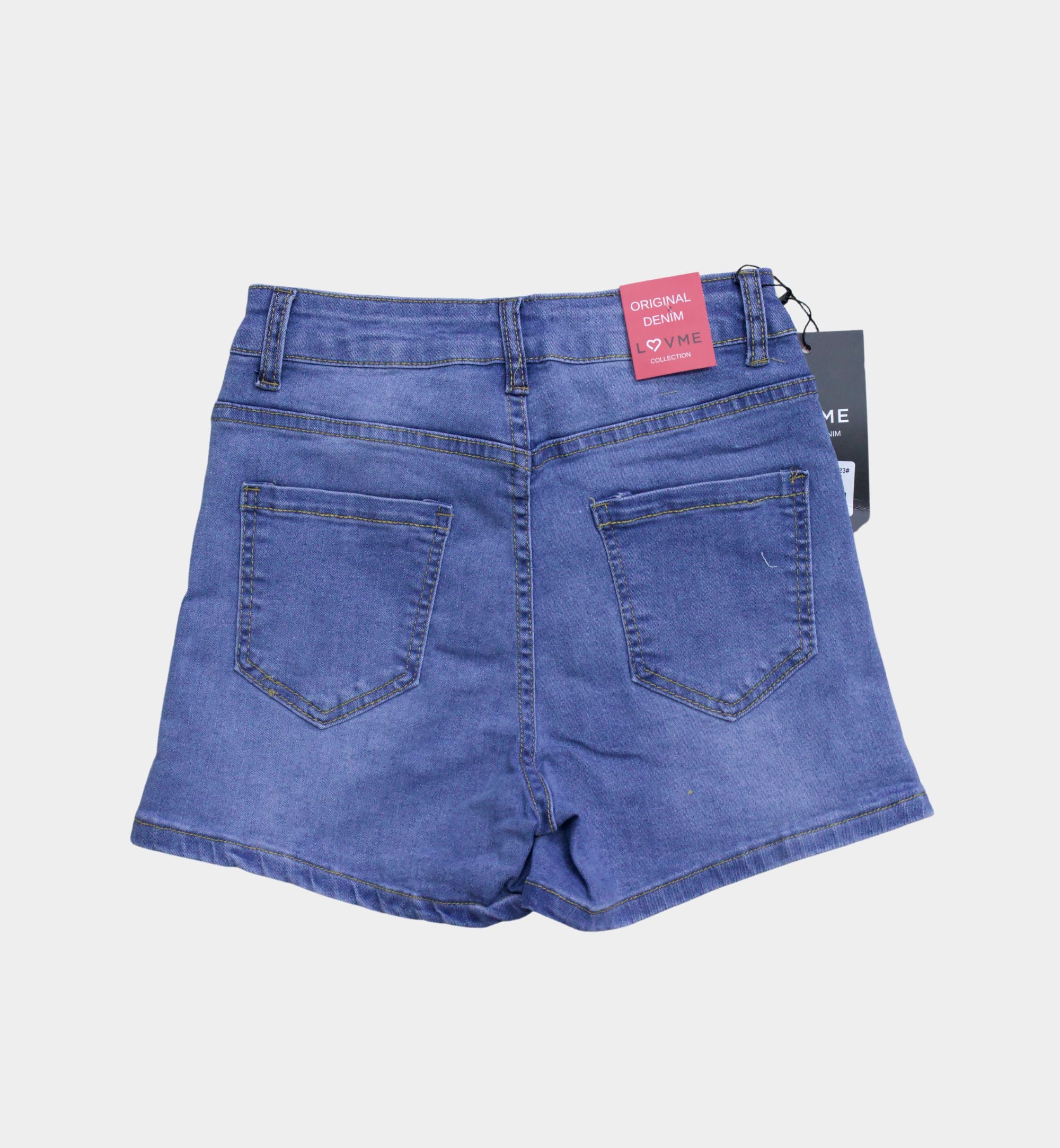 SHORT DE MEZCLILLA LISO LV90023