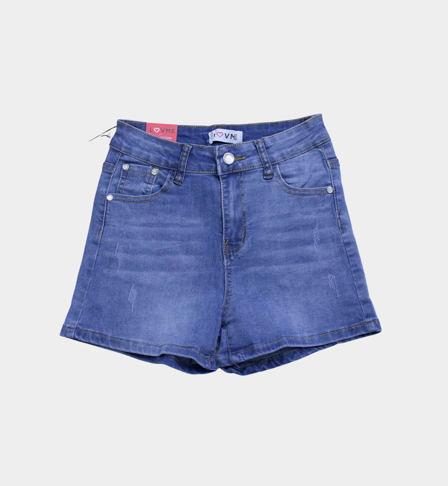 SHORT DE MEZCLILLA LISO LV90023