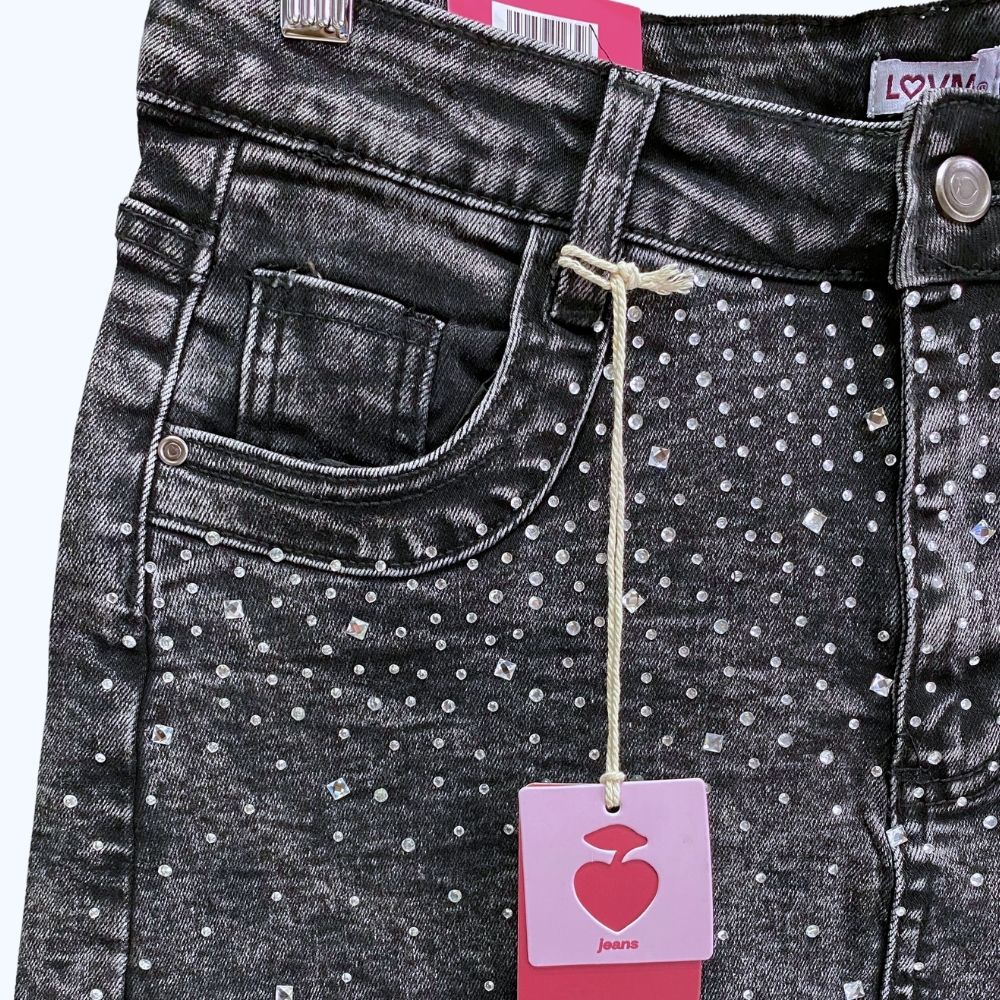 SHORT-FALDA CON PEDRERIA LV5199
