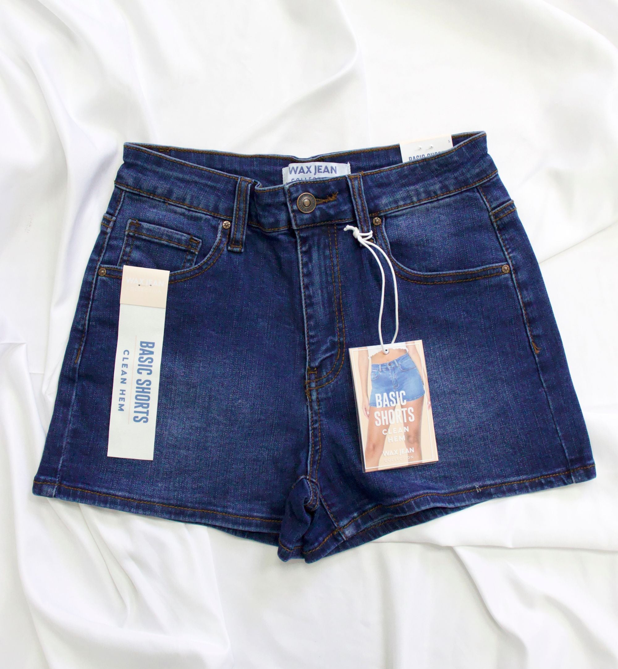 SHORTS DE MEZCLILLA LISOS 90346