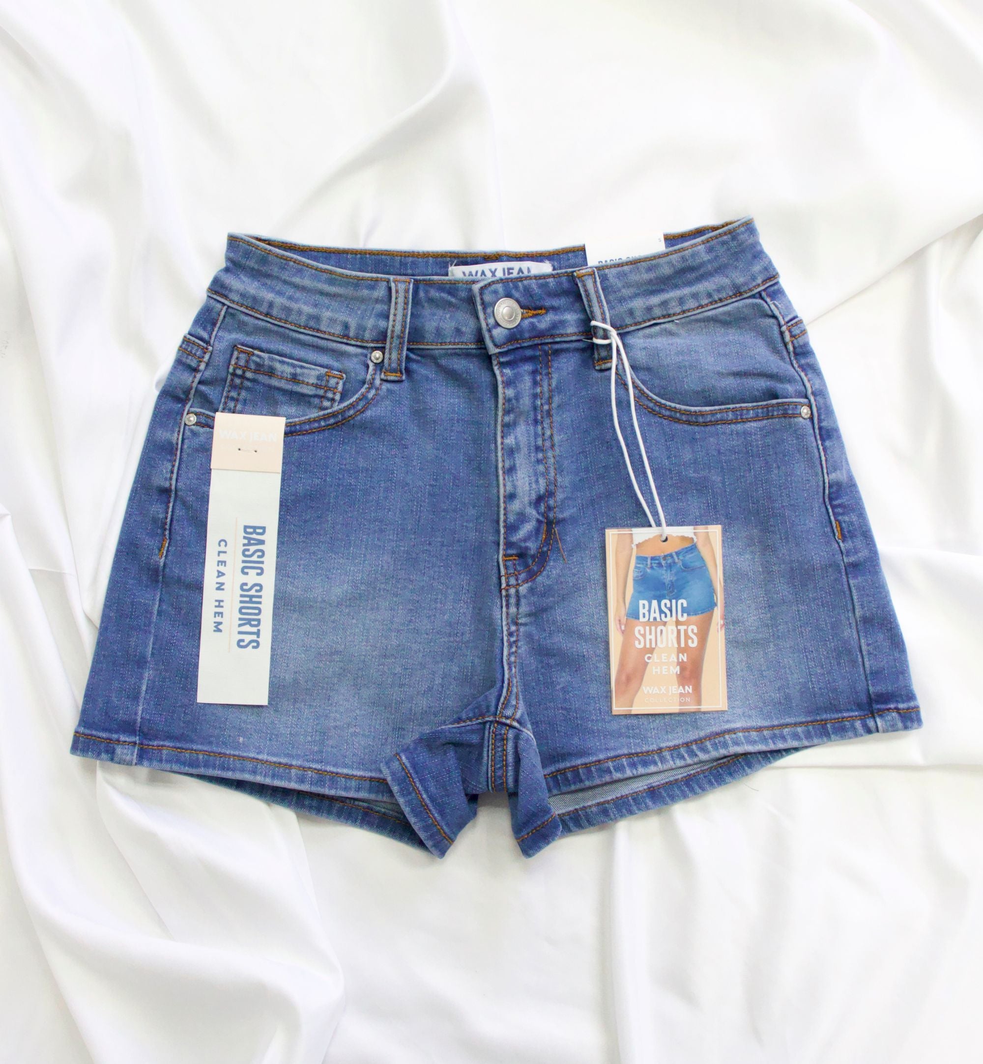 SHORTS DE MEZCLILLA LISOS 90346