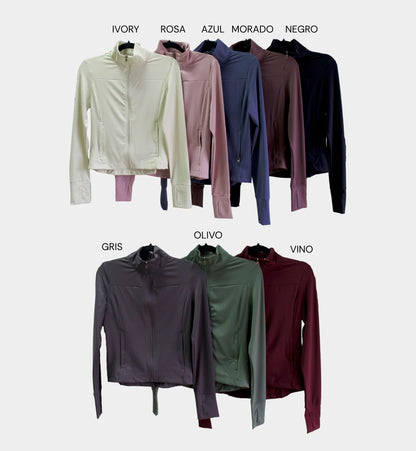 SUDADERA SPORT LISA DE ZIPPER 2844 (PI8316)