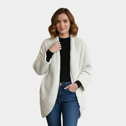 CÁRDIGAN SUAVE TEJIDO BORREGUITO LV2411252