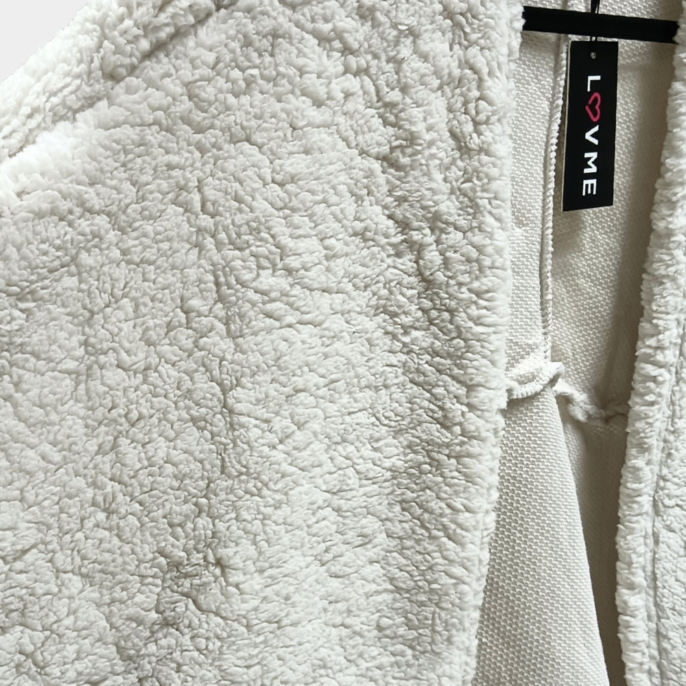 CÁRDIGAN SUAVE TEJIDO BORREGUITO LV2411252