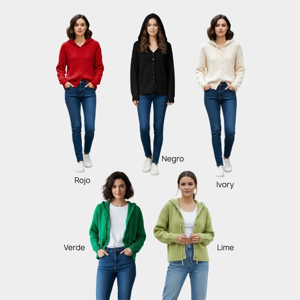 SUÉTER TEJIDO C/BOTONES M-65