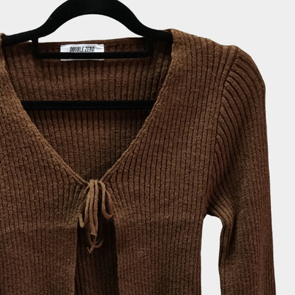 SUÉTER CARDIGAN CAFÉ DZ25E402