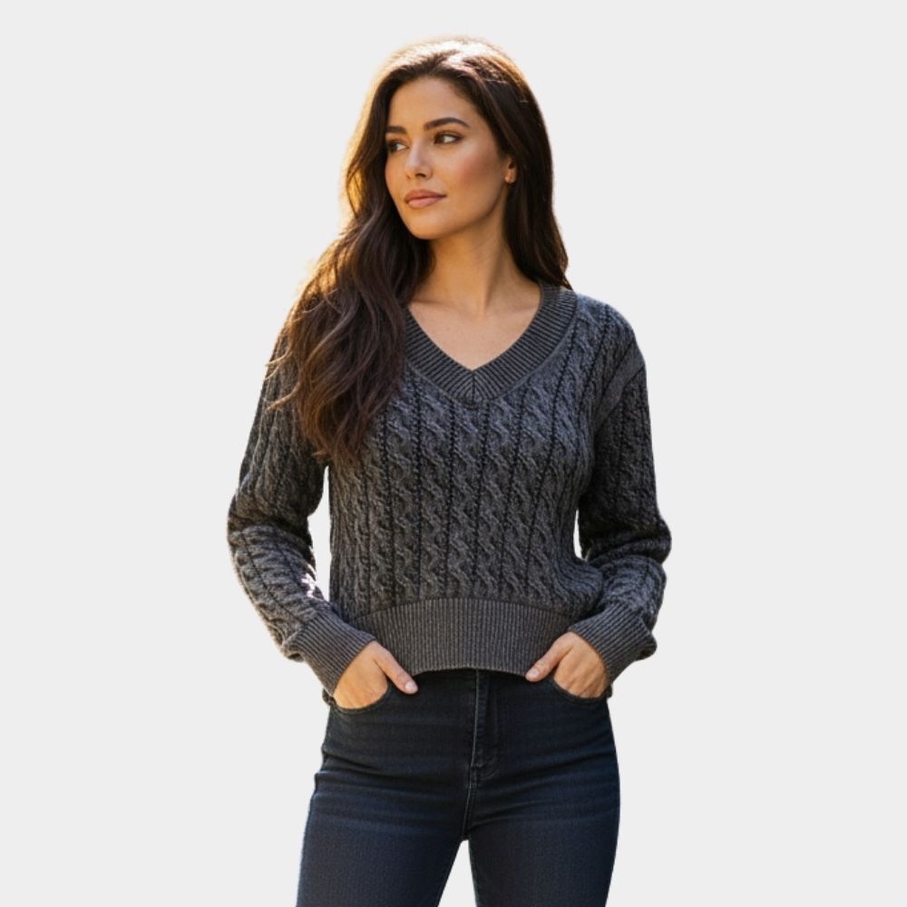 SUÉTER TEJIDO DESLAVADO M-116