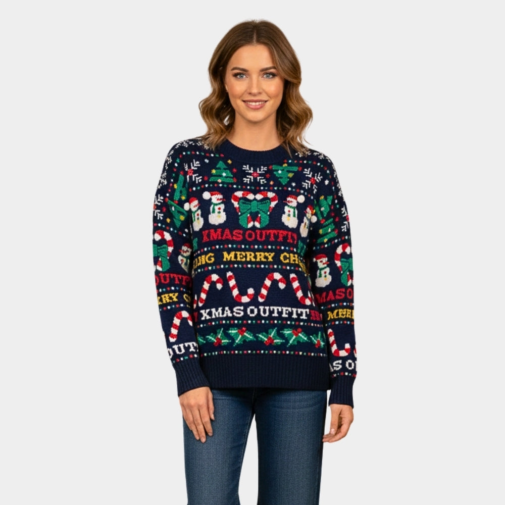 SUÉTER TEJIDO NAVIDEÑO CLÁSICO UNISEX LV259154