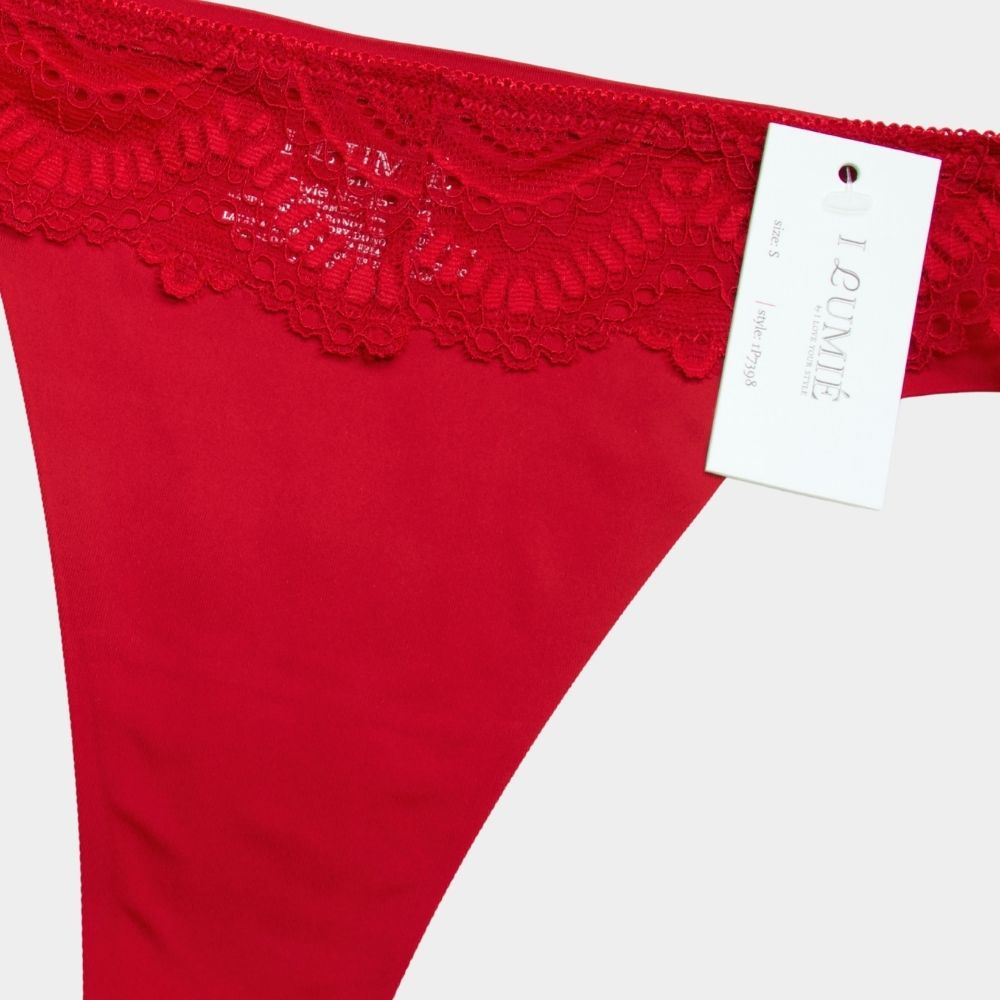 TANGA SIN COSTURA C/ENCAJE IP7398