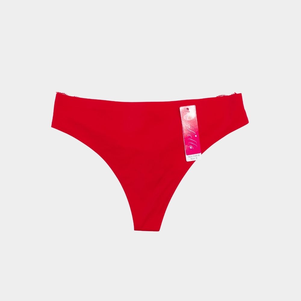 TANGA SIN COSTURA Y ENCAJE T6485R