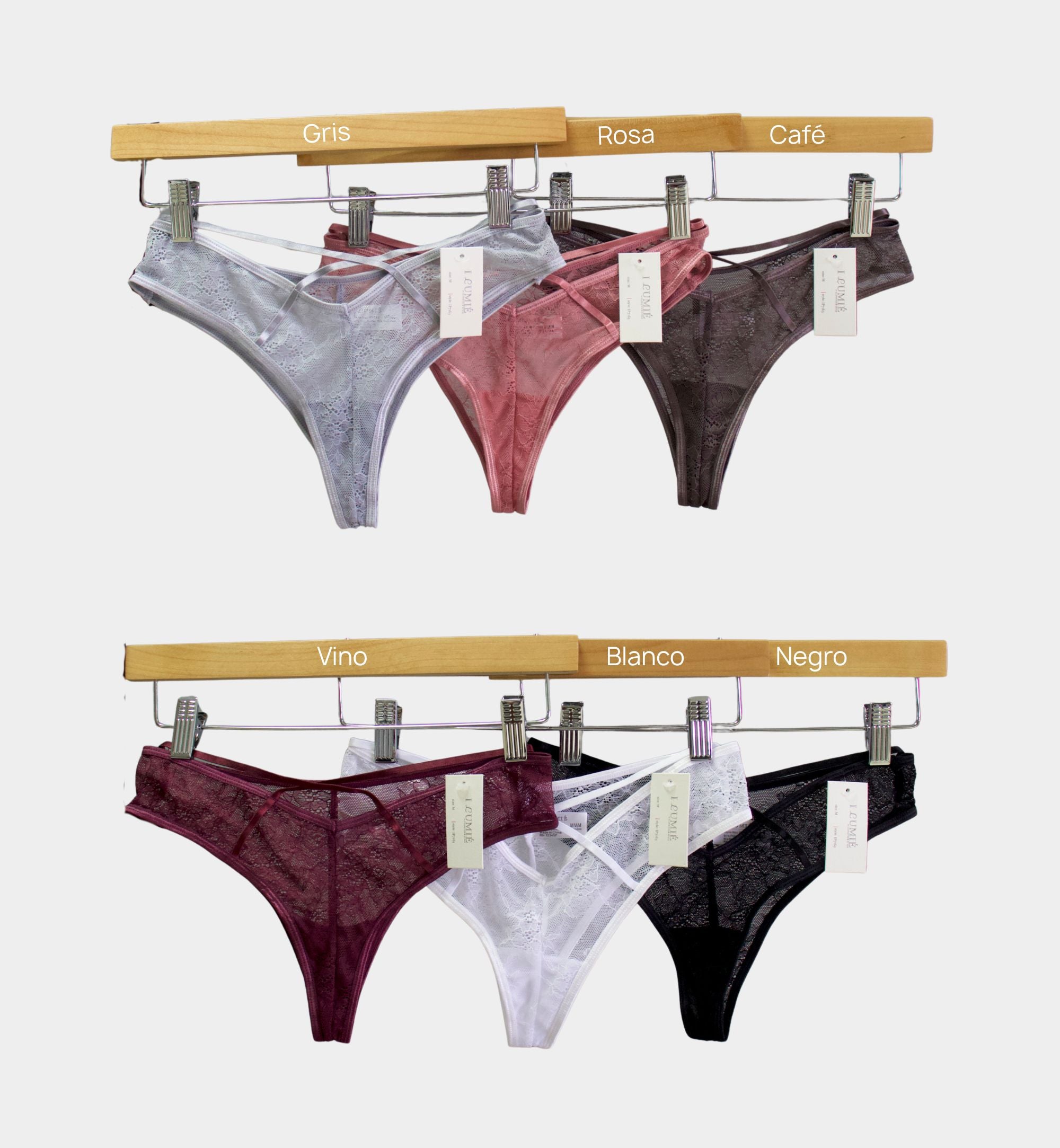 PANTY CACHETERO DE ENCAJE IP7163