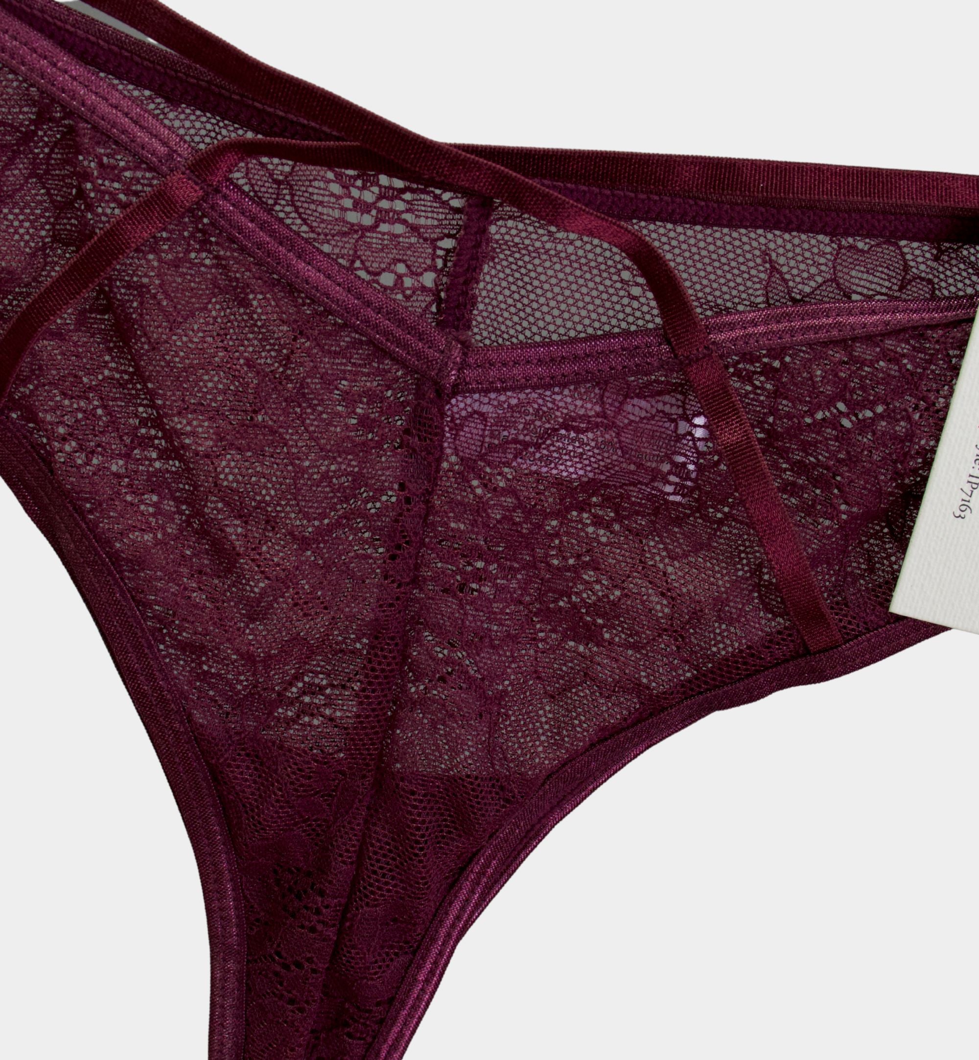 PANTY CACHETERO DE ENCAJE IP7163