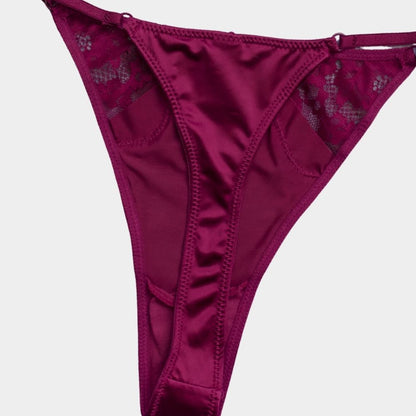 TANGA SATINADA C/ENCAJE 68875T