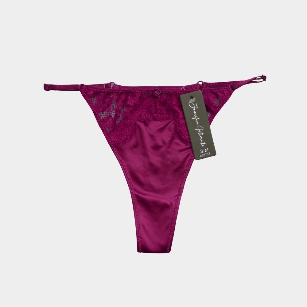 TANGA SATINADA C/ENCAJE 68875T