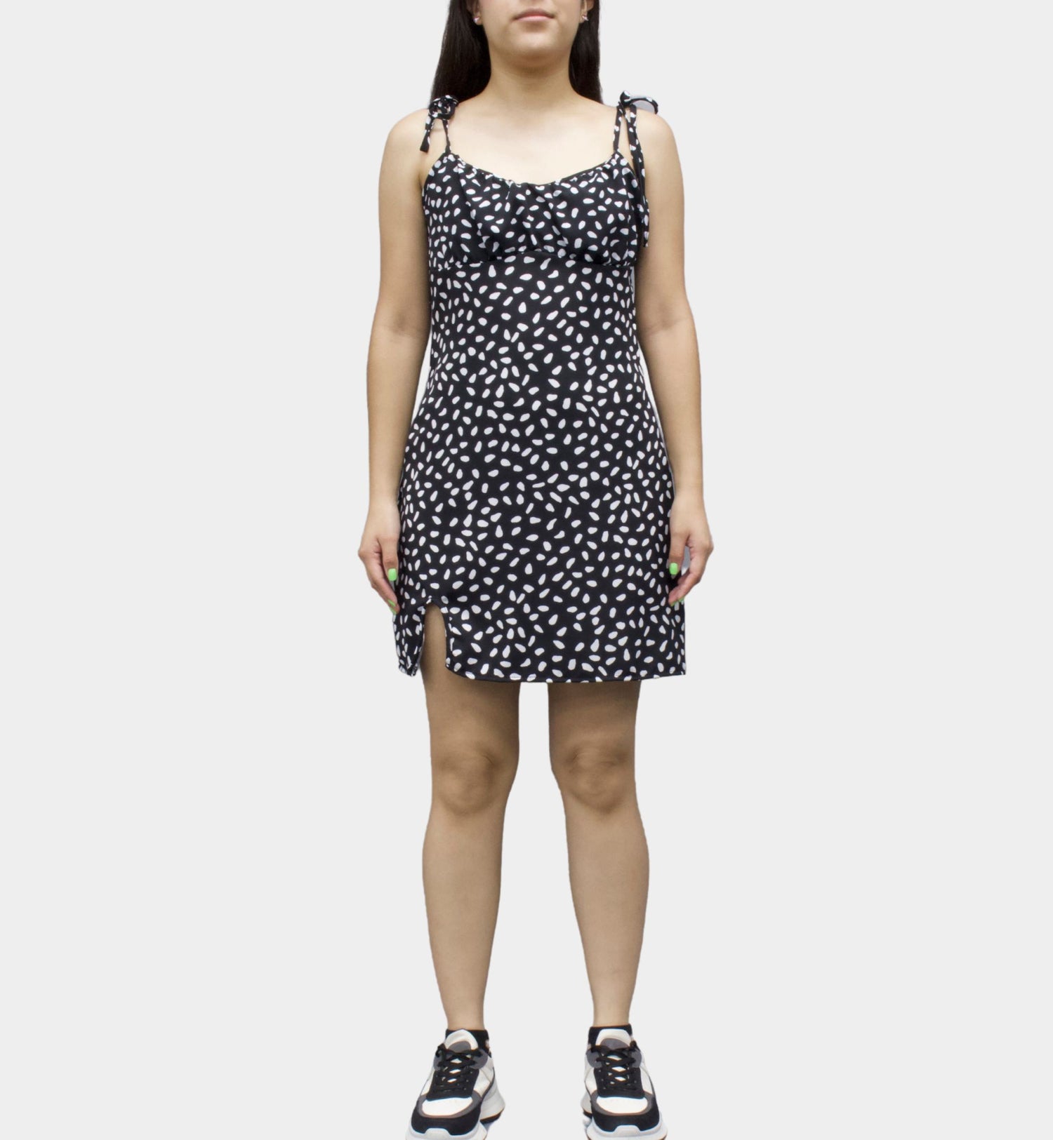 VESTIDO CORTO ESTAMPADO LV5613