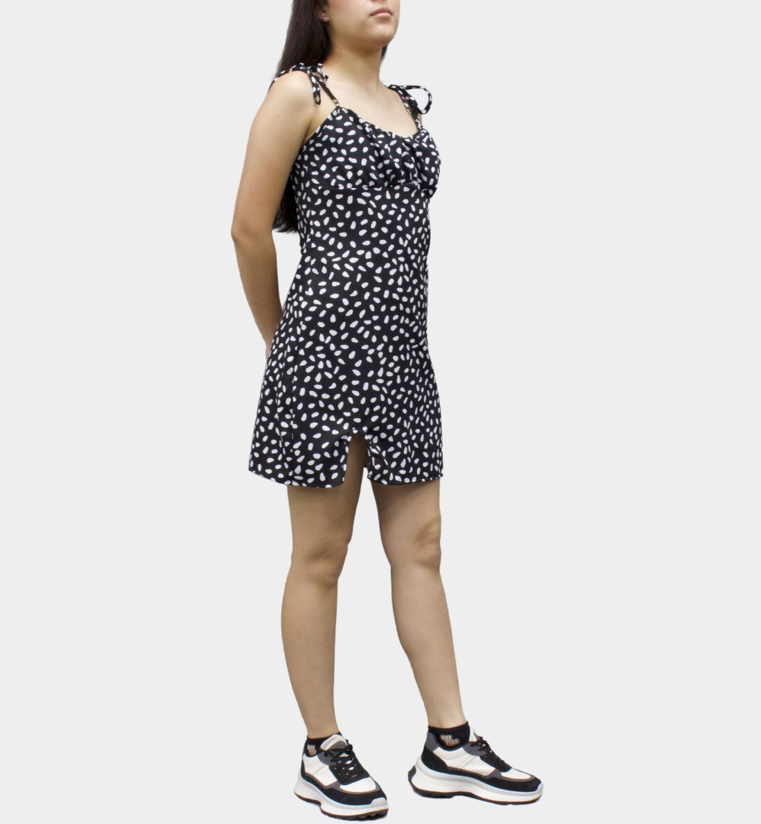 VESTIDO CORTO ESTAMPADO LV5613