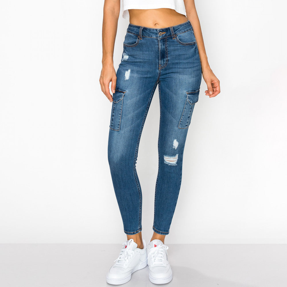 JEANS MEZCLILLA SKINNY 90229