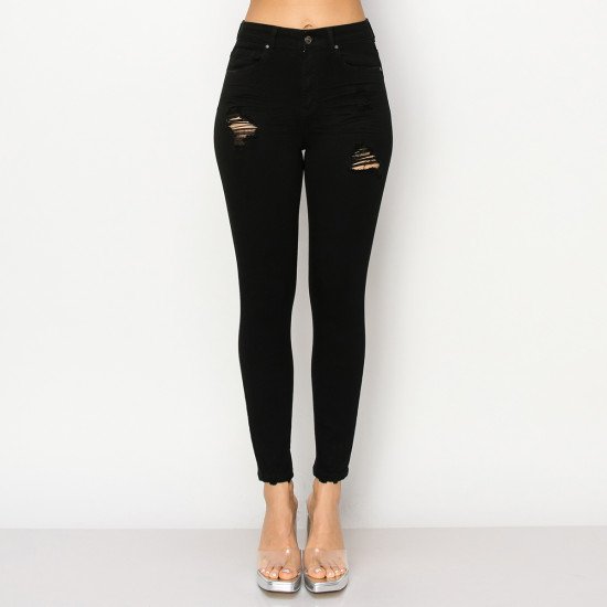 PANTALÓN SKINNY DISTRESSED 90302 OFF